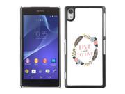 MOONCASE Hard Protective Printing Back Plate Case Cover for Sony Xperia Z2 No.5005434