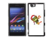 MOONCASE Hard Protective Printing Back Plate Case Cover for Sony Xperia Z1 Compact No.5001598