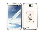 MOONCASE Hard Protective Printing Back Plate Case Cover for Samsung Galaxy Note 2 N7100 No.5005457