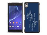 MOONCASE Hard Protective Printing Back Plate Case Cover for Sony Xperia Z2 No.3008437