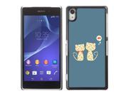 MOONCASE Hard Protective Printing Back Plate Case Cover for Sony Xperia Z2 No.3008529