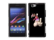 MOONCASE Hard Protective Printing Back Plate Case Cover for Sony Xperia Z1 Compact No.3009060