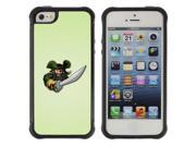 MOONCASE Hard Protective Printing Back Plate Case Cover for Apple iPhone 5 5S No.3009301