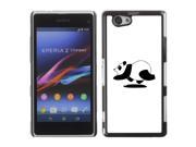 MOONCASE Hard Protective Printing Back Plate Case Cover for Sony Xperia Z1 Compact No.3009318