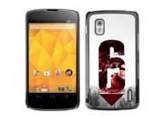 MOONCASE Hard Protective Printing Back Plate Case Cover for LG Google Nexus 4 No.0007153