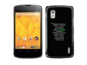 MOONCASE Hard Protective Printing Back Plate Case Cover for LG Google Nexus 4 No.3009207