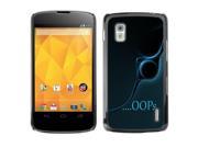 MOONCASE Hard Protective Printing Back Plate Case Cover for LG Google Nexus 4 No.0007324