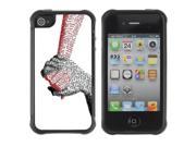 MOONCASE Hard Protective Printing Back Plate Case Cover for Apple iPhone 4 4S No.3009588