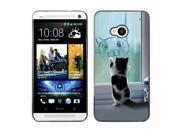 MOONCASE Hard Protective Printing Back Plate Case Cover for HTC One M7 No.3009101