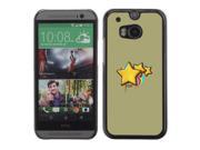 MOONCASE Hard Protective Printing Back Plate Case Cover for HTC One M8 No.3003770