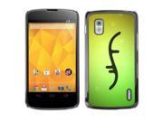 MOONCASE Hard Protective Printing Back Plate Case Cover for LG Google Nexus 4 No.3002485