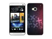MOONCASE Hard Protective Printing Back Plate Case Cover for HTC One M7 No.3002371