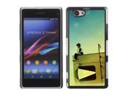 MOONCASE Hard Protective Printing Back Plate Case Cover for Sony Xperia Z1 Compact No.3002447