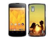 MOONCASE Hard Protective Printing Back Plate Case Cover for LG Google Nexus 4 No.3003771
