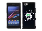 MOONCASE Hard Protective Printing Back Plate Case Cover for Sony Xperia Z1 Compact No.3008692