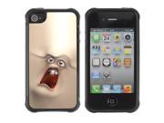 MOONCASE Hard Protective Printing Back Plate Case Cover for Apple iPhone 4 4S No.3008977