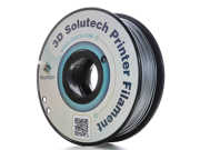 3D Solutech 1.75mm Real Silver PLA 2.2 LBS 1KG Filament for Makerbot Reprap Afinia UP and common 3D Printer. MADE IN USA