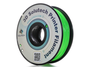 3D Solutech 1.75mm Apple Green PLA 2.2 LBS 1KG Filament for Makerbot Reprap Afinia UP and common 3D Printer. MADE IN USA