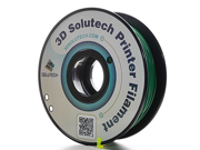 3D Solutech 1.75mm Real Green PLA 2.2 LBS 1KG Filament for Makerbot Reprap Afinia UP and common 3D Printer. MADE IN USA