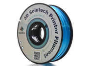 3D Solutech 1.75mm See Through Aqua Blue PLA 2.2 LBS 1KG Filament for Makerbot Reprap Afinia UP and common 3D Printer. MADE IN USA