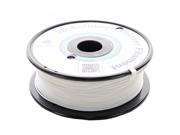 3D Solutech 1.75mm Real White ABS 1.1 LBS 0.5KG Filament for Makerbot Reprap Afinia UP and common 3D Printer. MADE IN USA