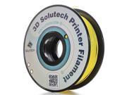 3D Solutech 1.75mm Real Yellow PLA 2.2 LBS 1KG Filament for Makerbot Reprap Afinia UP and common 3D Printer. MADE IN USA