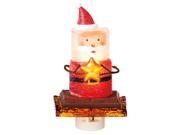 S mores Santa with Star Night Light