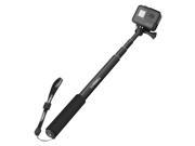 Luxebell Selfie Stick Adjustable Telescoping Monopod Pole for Gopro Hero 5 Session 5 Hero 4 3 3 2 40 Black