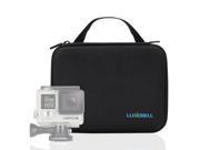 Luxebell Carry Case for Gopro Hero 4 Black Silver Hero Lcd 3 3 2 1 Camera and Accessories Medium Size