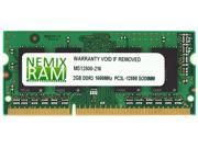 2GB DDR3 1600MHz PC3 12800 204 pin 1.35v 1Rx16 Laptop Memory RAM Module