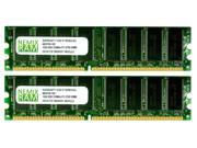 2GB 2 X 1GB DDR 333MHz PC2700 184 pin Memory RAM DIMM for Desktop PC