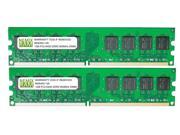 2GB 2 X 1GB DDR2 800MHz PC2 6400 240 pin Memory RAM DIMM for Desktop PC