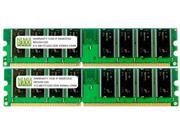 1GB 2 X 512MB DDR 400MHz PC3200 184 pin Memory RAM DIMM for Desktop PC