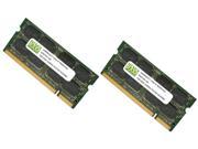NEMIX RAM 2GB 2 x 1GB DDR 333MHz PC 2700 Memory For Dell Laptop SNP1Y255CK2 2G A7548315