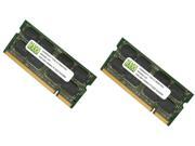2GB 2X1GB DDR 400MHz PC3200 200 pin SODIMM Laptop Memory RAM
