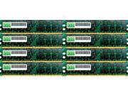 NEMIX RAM 32GB 8 x 4GB DDR2 533MHz PC2 4200 240 pin 1.8V 2Rx4 ECC Registered Server Memory Module