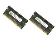 4GB 2 x 2GB DDR2 800MHz PC2 6400 200 pin 1.8V 2Rx8 Laptop Memory RAM Module