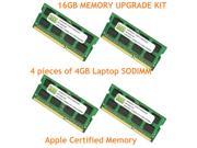 16GB 4 X 4GB DDR3 1333MHz PC3 10600 Memory RAM for Apple iMac mid late 2011 12 1 12 2 MC813LL A A1312