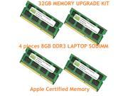 32GB 4 X 8GB DDR3 1333MHz PC3 10600 Memory RAM for Apple iMac mid late 2011 12 1 12 2 MC813LL A A1312