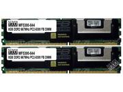 16GB 2 x 8GB PC2 5300 DDR2 667 4Rx4 1.8v ECC Fully Buffered FBDIMM Memory Kit for Dell PowerEdge 2900 III Server A2257216