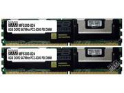 16GB 2 x 8GB PC2 5300 DDR2 667 2Rx4 1.8v ECC Fully Buffered FBDIMM Memory Kit for Dell PowerEdge 1950 III Server A1787400