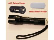 Ultrafire XML T6 1600LM 5 Mode Zoomable LED Flashlight