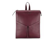 Phive Rivers Women s Leather Backpack Burgundy PR1220