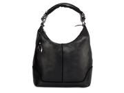 Phive Rivers Women s Leather Hobo Bag Black PR1276