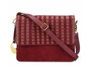 Phive Rivers Women s Leather Crossbody Bag Red PR1270