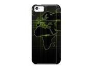 Case Cover Protector Specially Made For Iphone 5 5S SE World Map Green