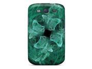 New Fashion Premium Tpu Case Cover For Galaxy S3 Green Feathers
