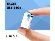 EAGET U85 USB 3.0 100% 32GB USB Flash DrivesFashion Mini High Speed Metal Waterproof Usb Stick Pen Drive