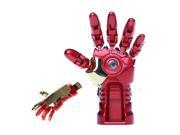 Hero iron man hand LED light 4gb 8gb 16gb 32gb 64gb memory stick pendrive pen drive usb flash drive with hestw