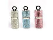 Delux Bling Diamond Cylinder USB Flash Drive U Disk Pen Drive USB 2.0 Memory Stick Disk 2GB 4GB 8GB 16GB 32GB 64GB Pendrive